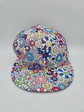 New Era x Takashi Murakami Flower All Over Print 59Fifty Fitted Hat Size 7 1/8